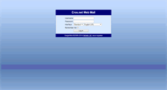 Desktop Screenshot of mail.cros.net