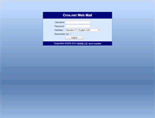 Tablet Screenshot of mail.cros.net